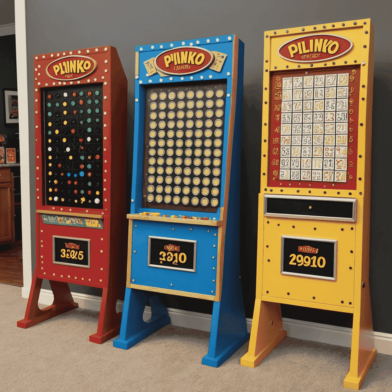 Image montrant l'évolution du jeu Plinko au fil des années, du plateau de The Price is Right aux versions pour la maison